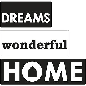 SET 3 TIMBRI PER SAPONE - DREAMS WONDERFUL HOME