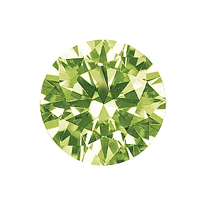 PIETRA SINTETICA PRECIOSA TONDA - PERIDOTO
