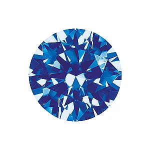 PIETRA SINTETICA NANOGEM TONDA - ZAFFIRO