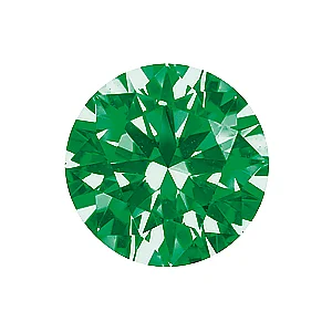 PIETRA SINTETICA NANOGEM TONDA - SMERALDO