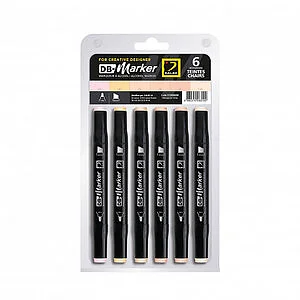 DB MARKER - SET 6 COLORI CARNE