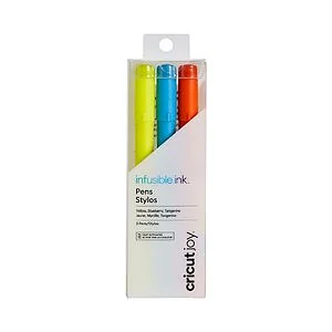 JUEGO DE MARCADORES DE INFUSIBLE-INK CRICUT JOY - AMARILLO AZUL NARANJA 0.4MM