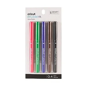 MARCADOR CRICUT INFUSIBLE-INK - SET 5 COLORES BASICOS 0.4MM