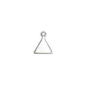 ALUMINUM TRIANGLE 12 X 10 MM TH. 1.6 MM - 15 PCS