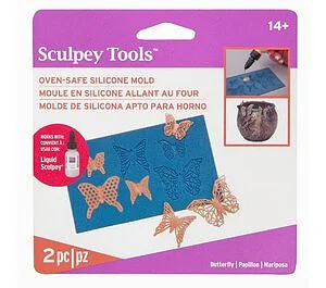STAMPO SILICONE SCULPEY - FARFALLE