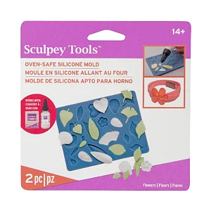 MOULE SILICONE SCULPEY - FLEURS