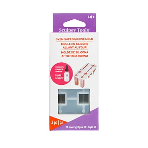 MOULE SILICONE SCULPEY - BIJOUX 3D