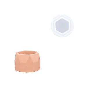 STAMPO SILICONE CONTENITORE ESAGONALE Ø 55 MM
