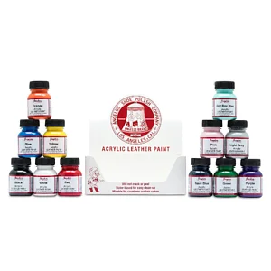 SET VERNICI ANGELUS - 12 COLORI BASE