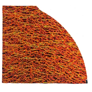 DICROICO COE 90 - ROSSO INTENSO GRANITE RIPPLE BASE NERA