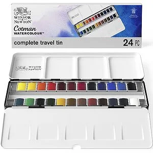 WINSOR & NEWTON COTMAN - CONFEZIONE DI METALLO SKETCHERS 24 1/2 GODET