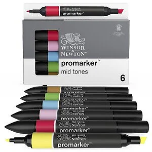 WINSOR & NEWTON PROMARKER - SET 6 TONI MEDI