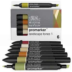 WINSOR & NEWTON PROMARKER - SET 6 PAESAGGI 1