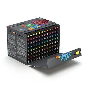 WINSOR & NEWTON PROMARKER - SET 96 MARQUEURS SUPER GRAND BOITE