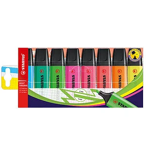 SET 8 EVIDENZIATORI BOSS 70 STABILO