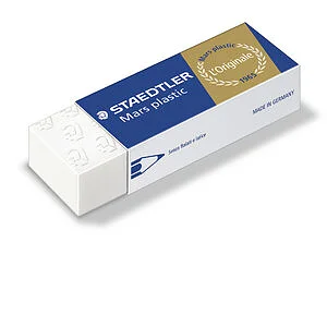 STAEDTLER MARSPLASTIC RADIERGUMMI - WEISS 65X23X13 MM