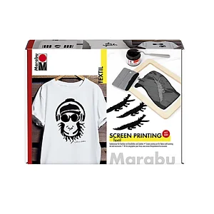 MARABU TEXTIL SCREEN PRINTING SET FOR FABRICS