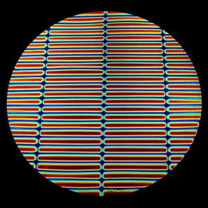 DICROICO COE 104 - RAINBOW STRIPES