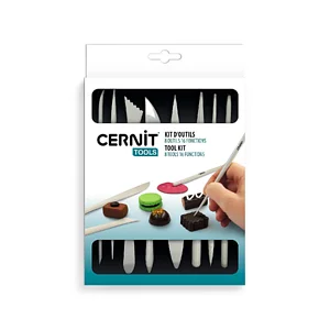 CERNIT - SET 12 UTENSILI MODELLAZIONE IN PLASTICA