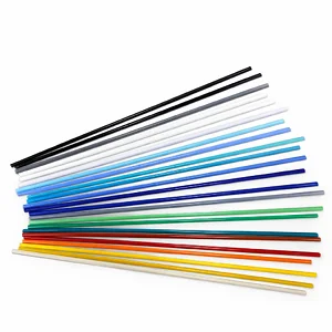 SURTIDO DE BARRAS DE VIDRIO OPAL RAINBOW 24 PZS X 33 CM