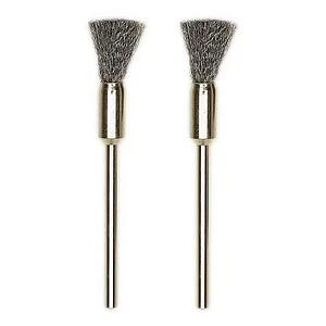 PINSELBÜRSTEN STAHL 8 MM 2 STÜCK