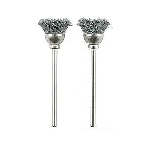 BROSSES EN ACIER - PINCEAU ROND Ø 13 MM - 2 PCS