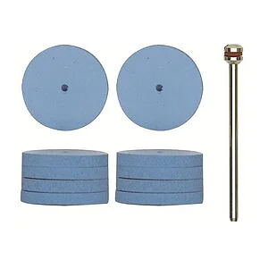 POLISSOIRS EN PLASTIQUE ET SILICONE - DISQUES Ø 22 MM - 10 PCS