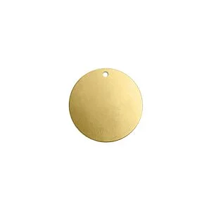 DISQUE AVEC TROU LAITON PREMIUM BLANK