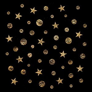 PAILLONS AUS REINEM GOLDBLATT