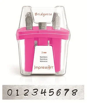 SET CHIFFRES BRIDGETTE - 3MM