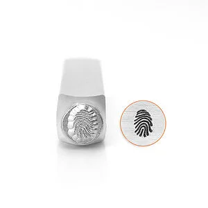 STAMPO PER METALLI - IMPRONTA DIGITALE 6MM