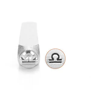METAL STAMP - LIBRA 6MM