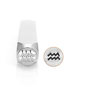 TIMBRE POUR MÉTAUX - VERSEAU 6MM