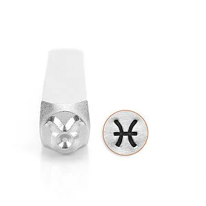 TIMBRE POUR MÉTAUX - POISSONS 6MM