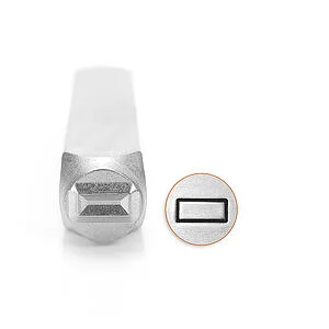 TIMBRE POUR MÉTAUX - RECTANGLE 6MM
