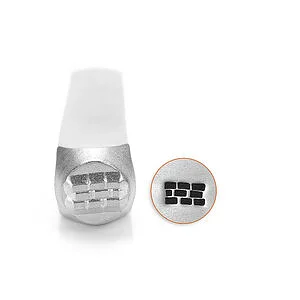 TIMBRE POUR MÉTAUX - MODÈLE DE BRIQUE 6MM