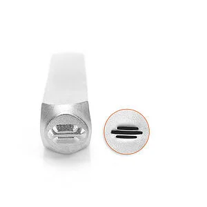 STAMPO PER METALLI - LINEE ORIZZONTALI 6MM