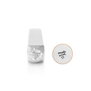 TIMBRE POUR MÉTAUX - FAIT AVEC AMOUR 4MM