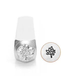 TIMBRE POUR MÉTAUX - ARBRE AUX FEUILLES 6MM