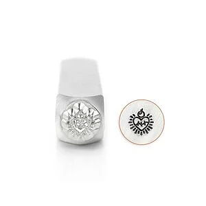 TIMBRE POUR MÉTAUX - SACRE COEUR 6MM